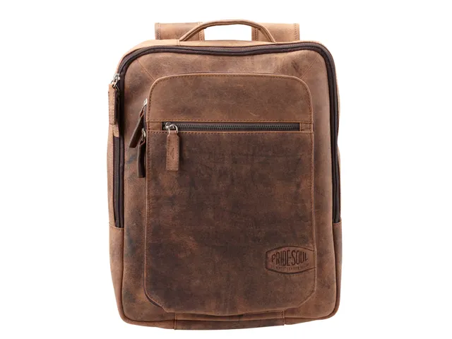 rugzak Pride and Soul Jester bruin leder 12 inch