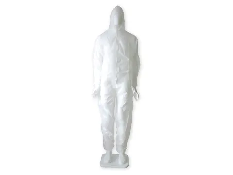 Coverall Hynex non-woven XXXL wit PP rits