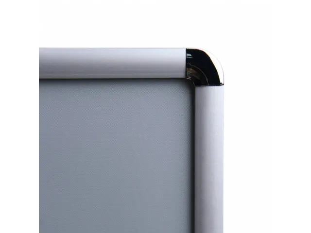Cadre clipsable A2 Profil 20mm Coins arrondis Argent