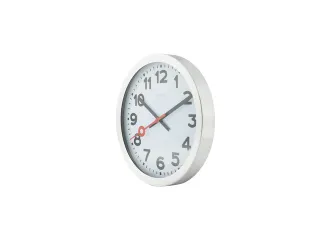 Wandklok NeXtime dia. 19cm, geborsteld aluminium, 'Station' cijfers - 3