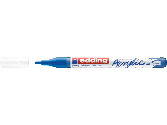 Acrylmarker edding e-5300 fijn gentiaanblauw