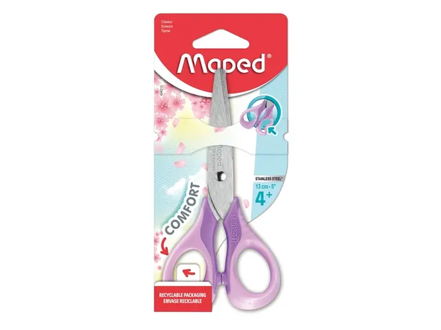 Schaar Maped Sensoft 13cm pastel assorti