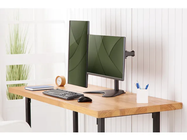 Bras 2 écrans DIGITUS 17-32inch Noir