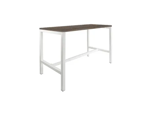 Domino Basic statafel 140x80cm 110cm Logan Eik 25mm Wit