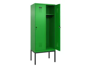 locker,HxBxD 2120x800x500mm,2vak,vak B 400mm,draaigrendel - 1