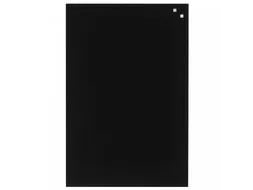 Glasmagneetbord Naga 40x60cm zwart