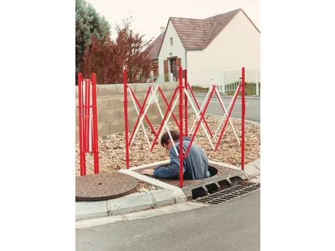 afzethek voor schachten,H 1000mm,staal gelakt