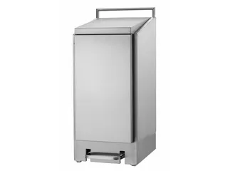 Rvs Afvalbak met Voetbediening 120 Liter - 2