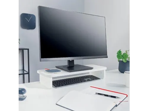 Ergo monitorstandaard, wit