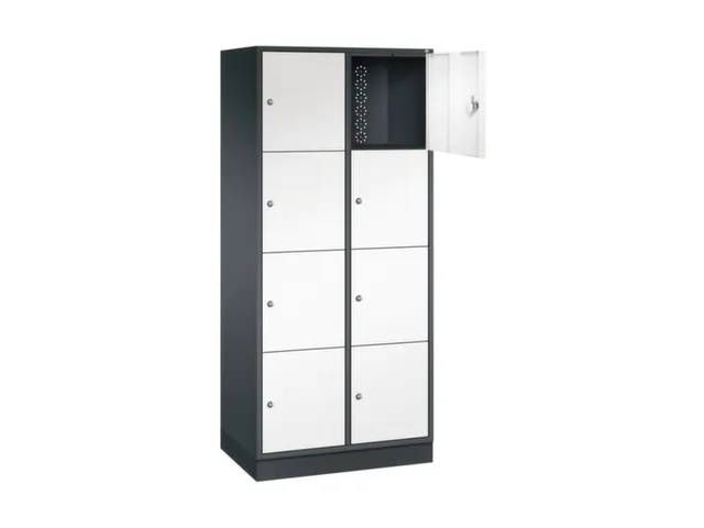 grootvolume-lockersysteem,HxBxD 1950x820x500mm,2x4vakken,cil.-slot