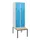 Dubbeldekse dekenkist,HxBxD 1950x600x815mm,2x2vak.,vak B 300mm