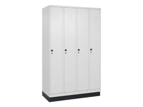 locker voor scheiding van kleding,HxBxD 1950x1200x500mm,4vak
