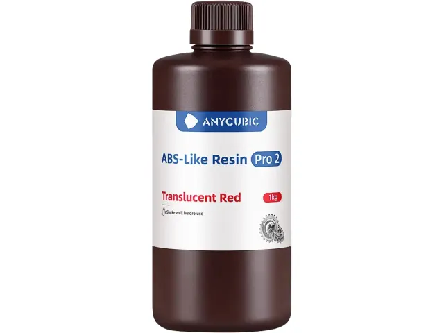 UV/LCD ABS LIKE PRO2 TRANSLUCENT RED 1kg