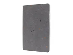 Notitieboek Re-Up A5 donkergrijs gelinieerd softcover