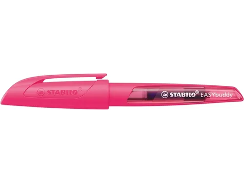 Vulpen STABILO Easybuddy M neon roze blister à 1 stuk