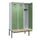 locker met bank,HxBxD 2120x1200x815mm,3vak,vak B 400mm,cilinderslot