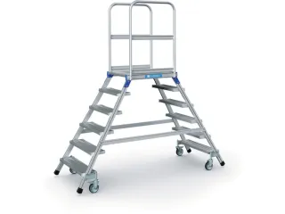 Bordestrap Aluminium Bordes 1440x 600x 800mm 2x6treden Aluminium - 3