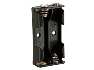 Batterijhouder Voor 2 x AA-CEL (Voor Batterijclips) - 2