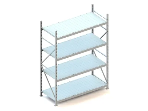 Breedvakstelling Basisveld 2500x1800x800mm 4 Stalen Legborden 600kg