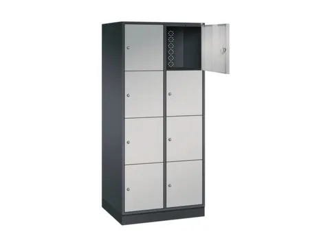 grootvolume-lockersysteem,HxBxD 1950x820x600mm,2x4vakken,cil.-slot