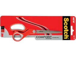 Schaar Scotch 18cm comfort rood blister