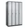 locker voor scheiding van kleding,HxBxD 1850x1200x500mm,4vak