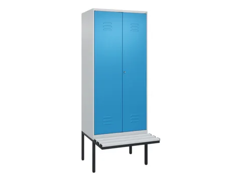 locker voor scheiding van kleding,HxBxD 2120x800x815mm,2vak