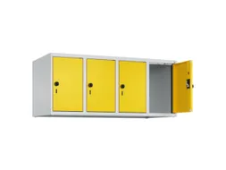 opzetkast,v. locker,4vak.,vak B 300mm,HxBxD 500x1200x500mm