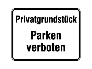 verbodsbord,Privéterrein - Parkeren verboden,aluminium gemerkt - 1