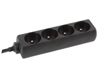 4-Voudige Stekkerdoos Met Krimpkous - 3G1.5 - 5m - Penaarde - 1