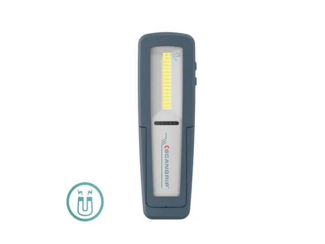 accu-werklamp,1 COB-led,500lumen,spot 175lumen,display-weergave