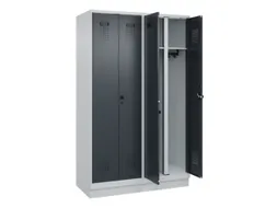 locker voor scheiding van kleding,HxBxD 1950x1200x500mm,4vak