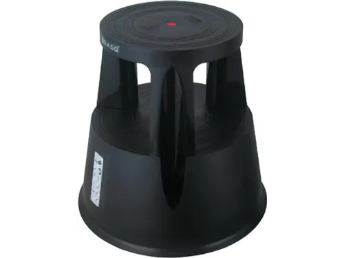 Rolkruk Comfort, uit kunststof, zwart
