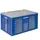 Euronorm-stapelbak,m. isoleerbox,HxLxB 320x600x400mm,63/35l,HDPE,blauw