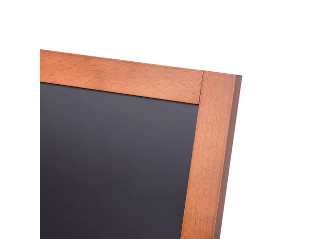 Krijtstoepbord Houten A-Bord Flip 55x105cm Lichtbruin