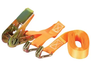 Ratelspanband + Haken - MAX. 500kg - 4.5m x 25mm - 1
