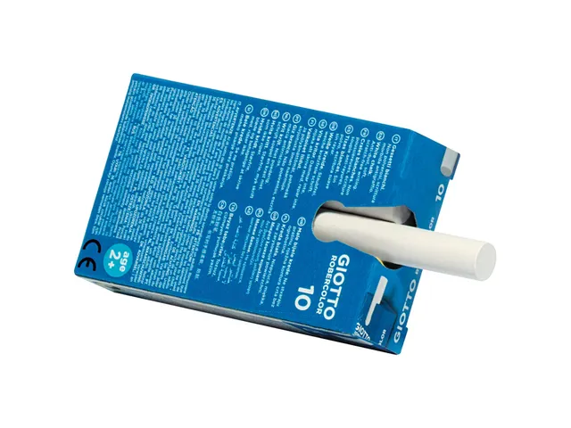 Schoolbordkrijt Giotto doos à 10 stuks wit