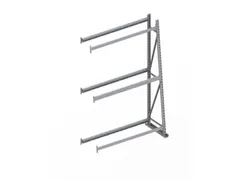 magazijnrek voor profielen,aanbouwveld,eenzijdig,HxBxD 2500x1400x500mm