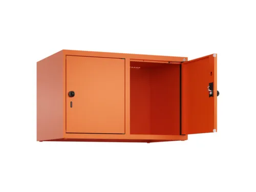 opzetkast,v. locker,2vak.,vak B 400mm,HxBxD 500x800x500mm,draaigrendel
