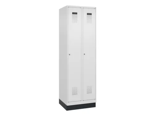 locker voor scheiding van kleding,HxBxD 1950x600x500mm,2vak