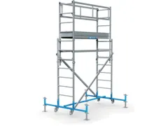 Vouwsteiger Aluminium H 4.50m Steigerafmetingen Hxbxl 3.52x1.90x2.30m