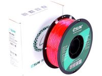 Filament semi flexibel ESILK-PLA eSun 1,75mm transparant roze 1kg