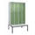 locker met bank,HxBxD 2120x1200x815mm,4vak,vak B 300mm,draaigrendel