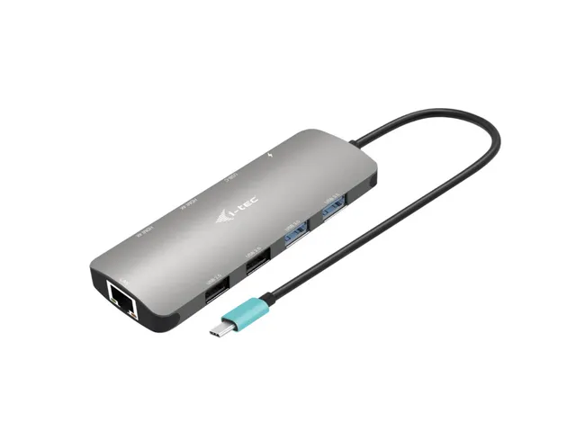 USB-C Metal Nano 2x Display Docking Station + Power Delivery 100 W