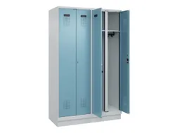 locker voor scheiding van kleding,HxBxD 1950x1200x500mm,4vak