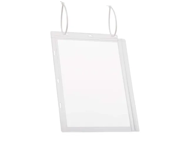DURABLE waterbestendige infohoes A4 met kabelbinders