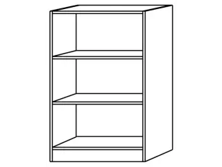kantoorstelling,HxBxD 1270x800x400mm,2xhouten vloer,3ordnerhoogtes - 4
