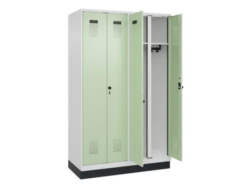 locker voor scheiding van kleding,HxBxD 1950x1200x500mm,4vak