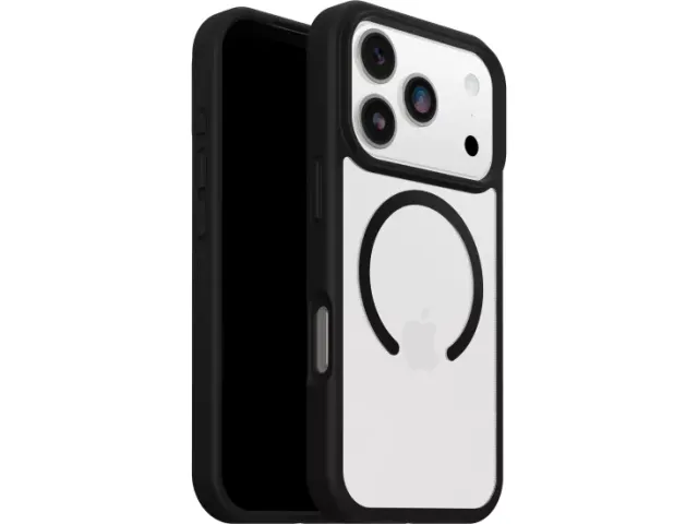 OtterBox React MagSafe iPhone 17 Pro hoesje zwart / Transparant