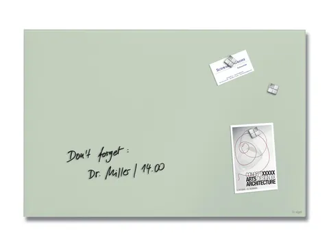 Glas Magneetbord Sigel Artverum mat munt 60x40cm